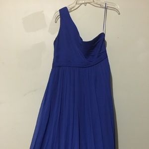 J.Crew 100% Silk Royal Blue Size 12